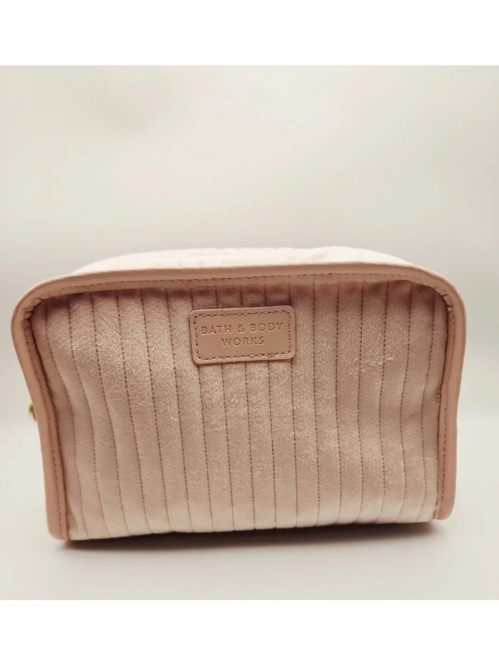 Bath & Body Works Quilted Terry Makeup Bag Cosmetic Travel Pouch